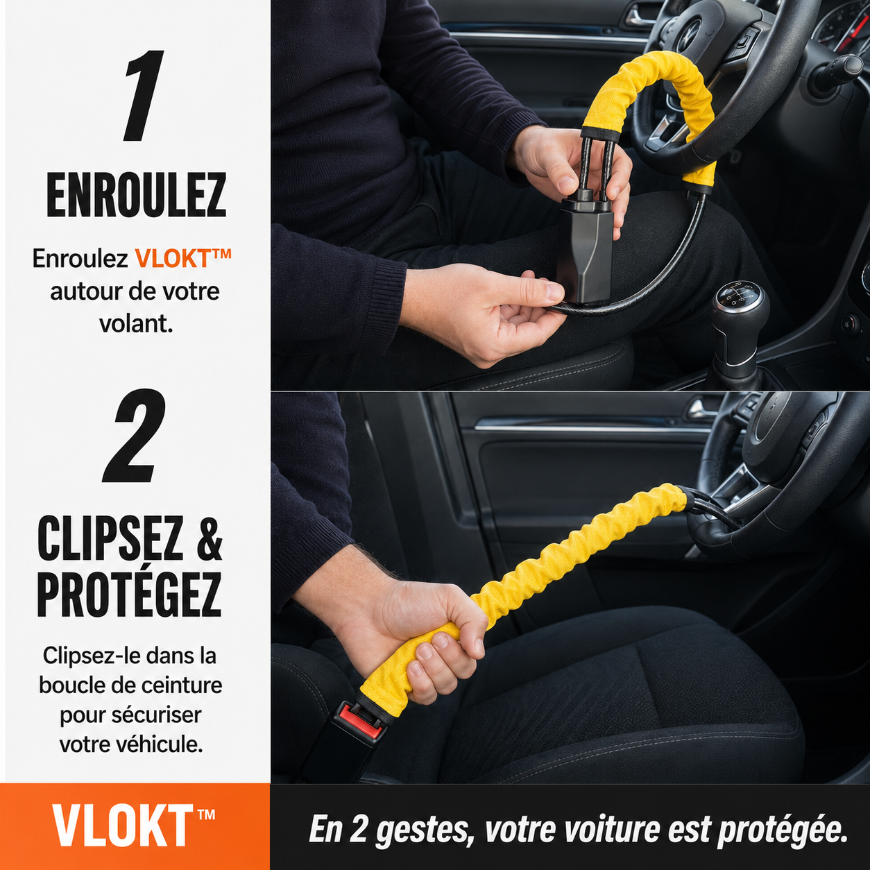 VLOKT anti-vol pour voiture